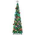 thumbnail image 1 of Fall Tree Home Decor Pop Up Tree with Lights & Timer & Modes Collapsible Tinsel Pencil Tree for Autumn Harvest Porch Thanksgiving Party Decorations Maple Leaves, 1 of 6