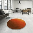 thumbnail image 4 of Ahgly Company Machine Washable Indoor Rectangle Transitional Orange Red Orange Area Rugs, 2' x 5', 4 of 7