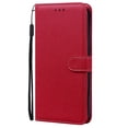 thumbnail image 1 of Étui S10Plus pour Samsung Galaxy S10, Étui Portefeuille à Rabat pour Samsung Galaxy S10 Lite S10lite S 10 5G S10+ S10e, Étui de Téléphone, Couverture Rouge Foncé pour Samsung S10 Plus, 1 of 6