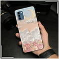 thumbnail image 5 of LYM-Phone Case For Nokia C300 4G, Phone Pouch Oil Painting Back Cover Cute Anti-dust Full wrap Dirt-resistant TPU Waterproof Cartoon Shockproof Soft case flower Durable Silicone Graffiti, 5 of 9