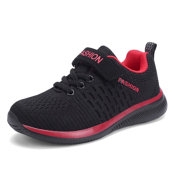 2025 Girls Sneakers Children's Solid Color High Tops Big Mesh Flying Woven Sneakers Cute Shoes for for Boys and Ballet Shoes for Comfortable Breathable Running