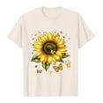 thumbnail image 6 of Orders Placed By Me Beifu Womens Summer Tops 2025 Graphic Tees Womens Tops Casual Summer Cotton Women'S Clothing V Neck Shirts Women Blouses Cotton Summer, 6 of 6