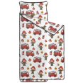 thumbnail image 2 of Fireman and Flame White Pattern Teens Toddler Nap Mat with Pillow, Sleeping Mat Bag for Preschool Daycare 59"x22", 2 of 6