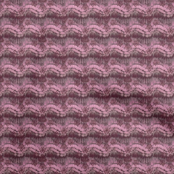 oneOone Cotton Cambric Dark Magenta Fabric Asian-Tie & Dye- Texture Sewing Material Print Fabric By The Yard 42 Inch Wide