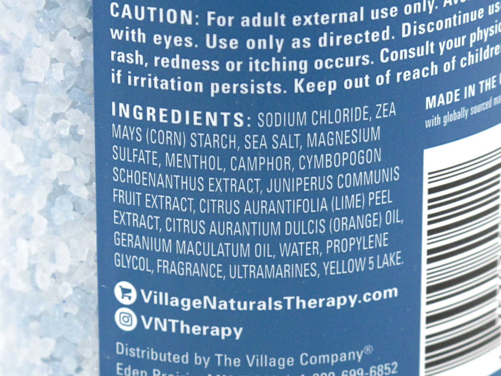 Village Nat. Aches+Pains Tension Relief Bath Soak 20oz (Pack of 3)