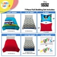 thumbnail image 3 of Set de edredón Sunny Side Up Disney Mickey Mouse completo de 7 piezas, 3 of 7