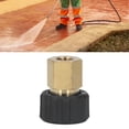 thumbnail image 4 of Pressure Washer Adapter, Brass Rubber , Ideal Replacement G1/4in To M22 X 1.5mm, Compatible With Most Pressure Washer Hoses, 4 of 8