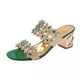 thumbnail image 2 of Chanclas de moda de verano para mujer, sandalias de tacón alto, zapatos de diamantes de imitación para chicas gordas Wmkox8yii hj789, 2 of 3