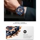 thumbnail image 5 of Reloj Para Hombre Curren 8363 De Cuarzo Seis Pines 45481Blac Azul Como se describe, 5 of 9