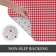 thumbnail image 3 of Kdxio Red Checkboard,16" x 24", Non-Slip Front Door Mats,Outdoor Welcome Mat Washable, 3 of 9