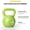 Green, variant on Kettlebell Sets, Strength Training Kettlebells Weight Set for Women, Vinyl Coated Kettle Bell for Home Gym Workout Weight Lifting Equipment, Comfortable Grip Wide Handle Weights 10lbs