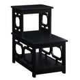 thumbnail image 2 of Home Square Chairside End Table in Black Wood Finish - Set of 2, 2 of 4