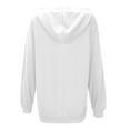 thumbnail image 4 of Krdevn Womens Fall Sweatshirts,Women's Casual Loose Fit Solid Color Long Sleeve Hoodie Pullover Sweatshirt,Pullover Sweatshirts for Women,Size:XL, 4 of 5