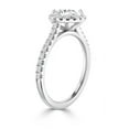 thumbnail image 2 of 1 Carat Round Cut Lab Grown Diamond Solitaire Engagement Ring in 10K Gold | Valentine Day Gift | IGI Certified, 2 of 2