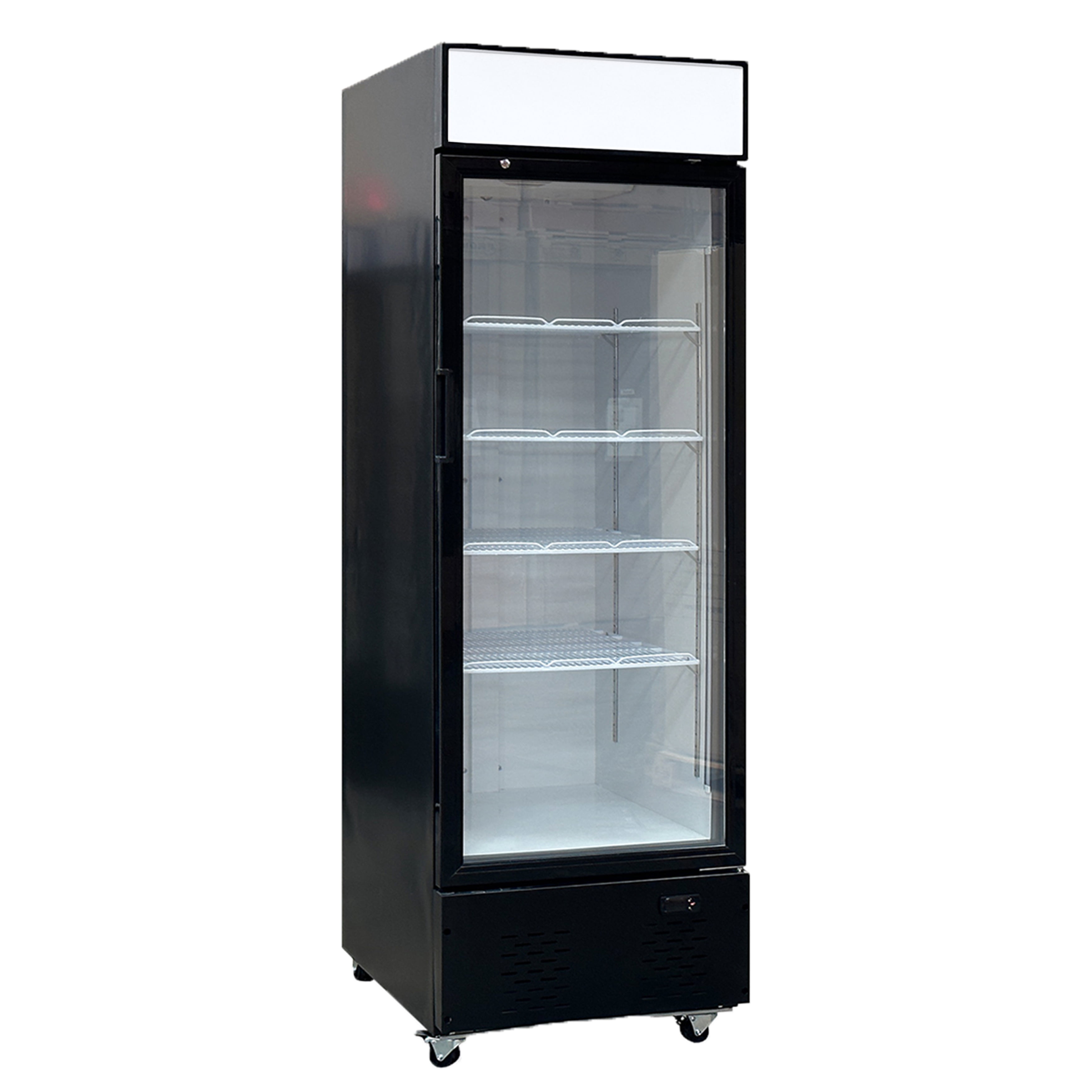 24 in. Commercial Merchandiser Glass Door Refrigerator 16 Cu. Ft. Beverage Cooler