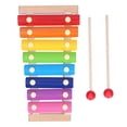 thumbnail image 2 of Musical Xylophone With 2 Mallets, Wooden Xylophone Children's Musical Instruments Toy Children Xylophone Toy Kid Toddler Colorful Musical Instrument Educational Toy, 2 of 8