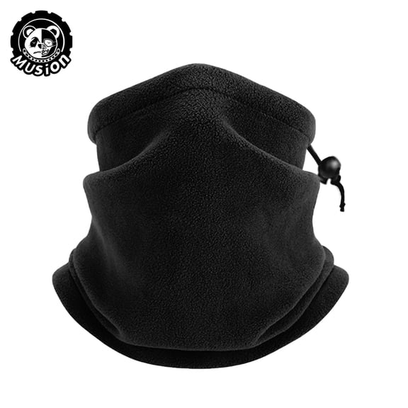 Musion Breathable Winter Multifunctional Thermal Neck Gaiter Fleece Skiing Face Cover Scarf, Beannie for Skiing Fishing Hiking Cycling