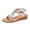 Silver, variant on Women Rhinestone Wedge Sandals Roman Open Toe Beach Flip Flops Summer Fashion