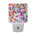 thumbnail image 6 of Yayeee LED Plug in Night Light for The Home with Auto Dusk to Dawn Light Sensors, 2 Pack, Light Colorful Circles, 6 of 6