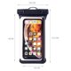 thumbnail image 3 of Estuche a prueba de agua, bolsa seca para teléfono celular Bolsa a prueba de agua, pantalla táctil de PVC transparente y sensible compatible con iPhone 6.0in Ormromra HMJM168-5, 3 of 5