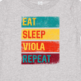 thumbnail image 4 of Inktastic Viola Player Funny Eat Sleep Viola Repeat Boys or Girls Baby T-Shirt, 4 of 5