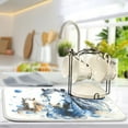 thumbnail image 5 of Horses with Bubbles Dish Drying Mat Dish Drainer Rack Mats Water Absorbent Non-Slip Easy Clean Heat Resistant for Kitchen Counter, 5 of 8