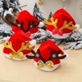 thumbnail image 2 of Farfi Sombrero de Navidad Asta Ligero Aumento de la atmósfera Hombres Mujeres Gorro de Navidad cálido para Navidad, 2 of 5
