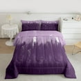 thumbnail image 2 of jejeloiu Graffiti Stripe Bedding Comforter Set,Abstract Geometric Pattern Twin Comforter Sets,Purple Batik Artwork Bedding Set For Girls Boys,Super Cozy Room Decor Reversible,2-Piece, 2 of 8