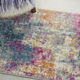 thumbnail image 3 of 2â€™ x 3â€™ Ivory and Multi Abstract Scatter Rug, 3 of 6