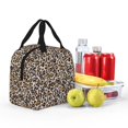 thumbnail image 4 of Pofeuu Leopard Print Lunch Bag Lunch Box Large Capacity Insulated Lunch Bag for Adult, Leakproof Reusable Lunch Tote Bags for Work, 4 of 5