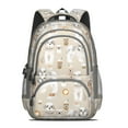 thumbnail image 2 of Cute Shih Tzu Dog and Coffee Pattern Backpack for School,Cute School Bag,Schoolbag with Adjustable Shoulder Straps & Padded Back,16.9 Inch, 2 of 5
