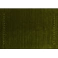 thumbnail image 1 of Ahgly Company Machine Washable Indoor Rectangle Abstract Yellow Contemporary Area Rugs, 3' x 5', 1 of 4