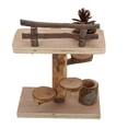 thumbnail image 4 of Hamster Climbing Toys, Hamster Playing Activity Set Pine Cones Platform Design   For Small Animals, 4 of 8