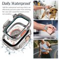 thumbnail image 3 of Goton 2 Pack Waterproof Case for Apple Watch Ultra 2 - Ultra1 Screen Protector 49mm, Tempered Glass Hard PC Shockproof Cover Back Bumper for iWatch, 3 of 12