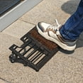 thumbnail image 6 of Boot Brush Scraper Outdoor, Heavy Duty Cast Iron Shoe Dirt Cleaner Brush Mat with Strong Bristles for Removing Mud, Snow, Sand, Ideal for ,Farm Worker, Construction Workers, and Outdoor Enthusiasts, 6 of 8