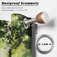 thumbnail image 2 of Outdoor Curtains for Patio Waterproof, Green Forest Outdoor Privacy Panels Grommet, Nature Spring Scenic Woodland Blackout Outside Curtains for Porch/Cabana/Pergola/Gazebo 54"x84", 2 Panels, 2 of 8