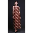 thumbnail image 4 of Bimba Rayon Floral Womens Long Casual Dress Spaghetti Strap Summer Maxi Sundress-Large, 4 of 5