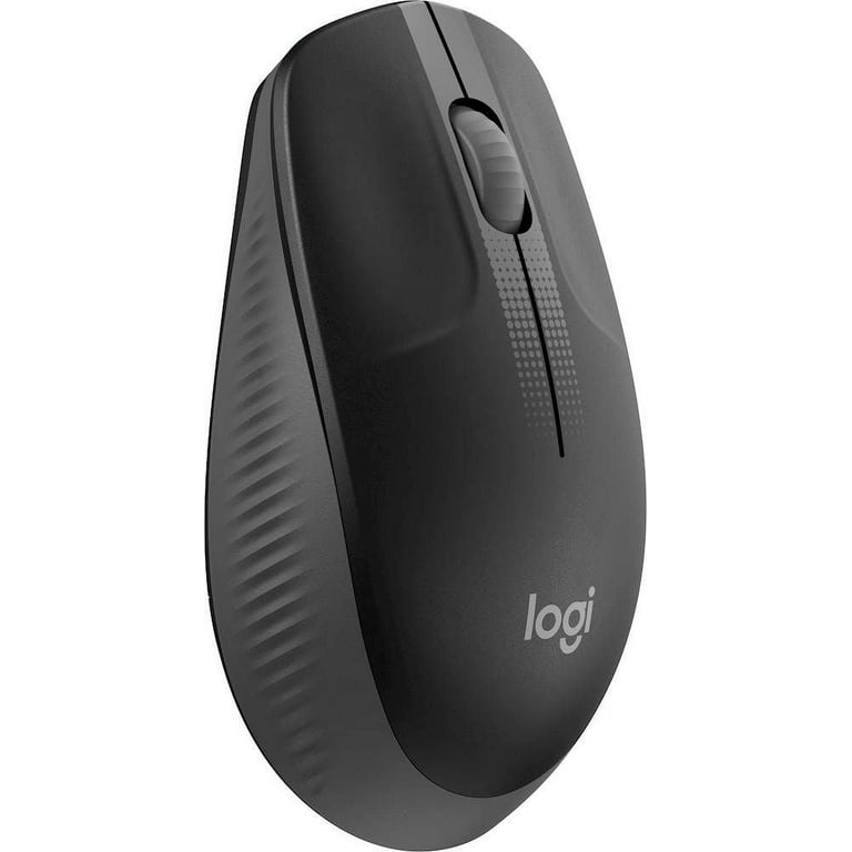 Logitech M190 Full-Sized Wireless Mouse, Charcoal 