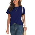 thumbnail image 2 of Plus Size T Shirts For Women UPF 50+ Sun Casual Basic Tee Loose Fit Comfortable Summer Top, 2 of 5