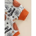 thumbnail image 6 of Douhoow Infant Girls Boys Halloween Pumpkin Romper Baby Long Sleeve Sweatshirt Jumpsuit Outwear, 6 of 8
