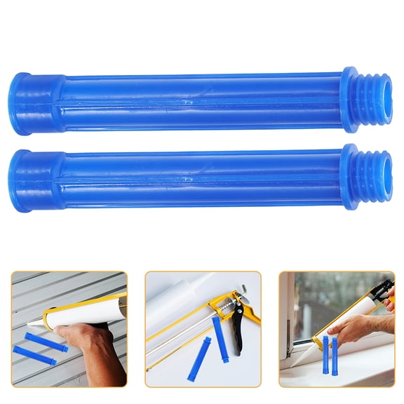 Masteelf Plastic Caulking Nozzle Adapter Caulking Tube Extension Precision Caulking Nozzle  Long-Lasting Caulk Nozzle Extender for Hard-to-Reach Areas