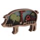 thumbnail image 5 of Adorno tallado en Madera LYUMO Animales Grabado mecánico con Cadena de luces, 5 of 8