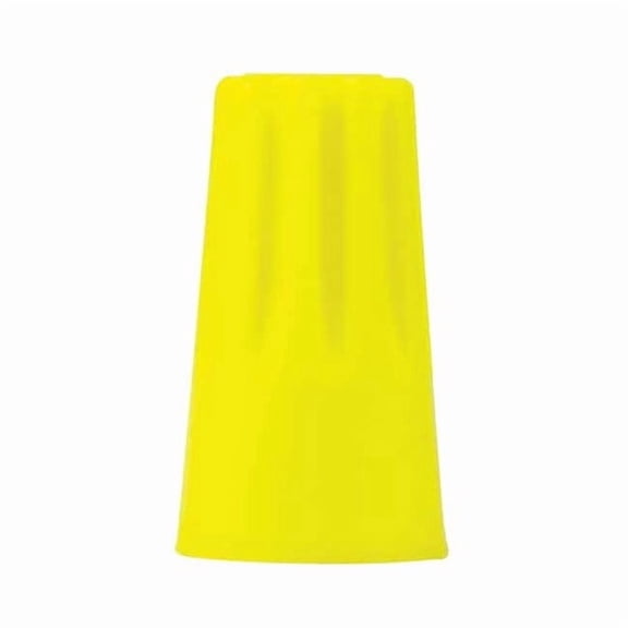 Twist-On Wire Connector, 12 AWG Max, Yellow, Vinyl Insulation, 600 V, 1000 PK