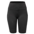 thumbnail image 3 of FashionMille Women's High Waist Biker Shorts with Side Pockets Yoga Hiking Exercise Activewear, 3 of 5