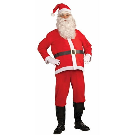 Santa Clause Disposable Adult Costume