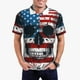 thumbnail image 1 of Fotbe American Flag Skull Camiseta Polo de Golf para Hombre con Estampado – Camisa Deportiva Transpirable con Cuello Abotonado-Medium, 1 of 6