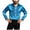 Blue, variant on Ruffled Tuxedo Shirts Disco Shirt for Men Prom Halloween 80s 90s Ruffle Retro Shirt (Purple, XXL)