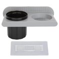 thumbnail image 2 of Hair Dryer Holder Wall Mounted Self Adhesive Double Hole Hanging Hair Blow Dryer Rack Organizer for Bathroom Gray, 2 of 4