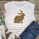thumbnail image 5 of Camiseta sin mangas de verano de Pascua con cuello redondo suelto informal estampado para mujer Fridja  qr2150, 5 of 5