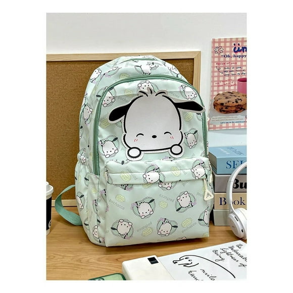 Sac à Dos Kawaii Sanrio pour Femmes Dessin Animé Hello Kitty Kuromi Sac à Dos Étudiant Fille Garçon en Nylon